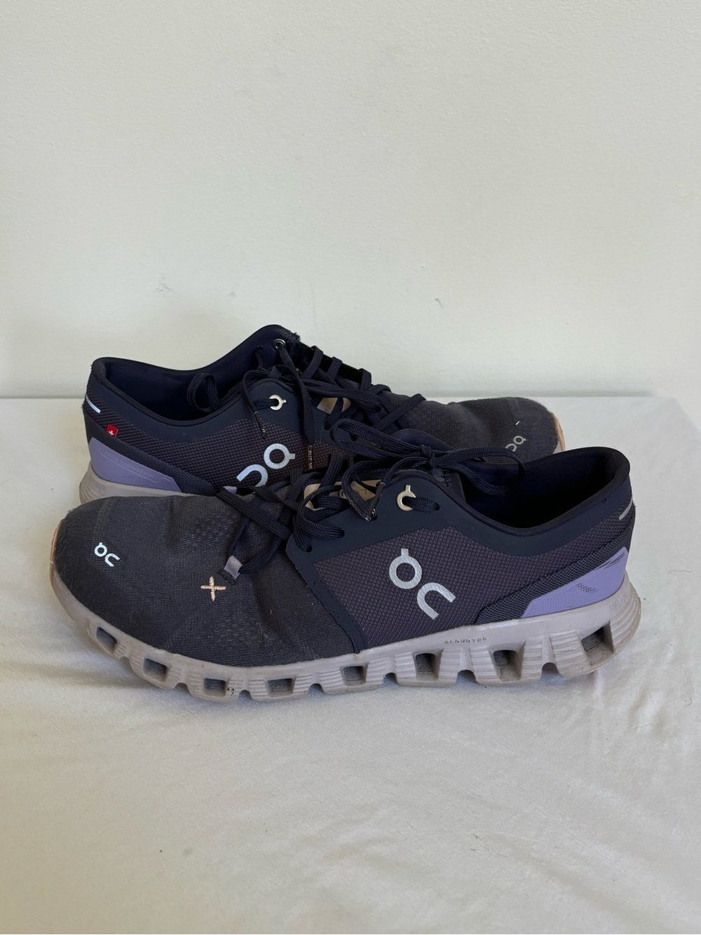 On Cloud X3 Women Running Shoes Size 11 Eu 43 Womens Iron Fade Purple